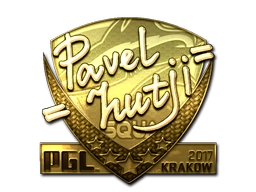 Sticker hutji (Gold) | Krakow 2017 preview