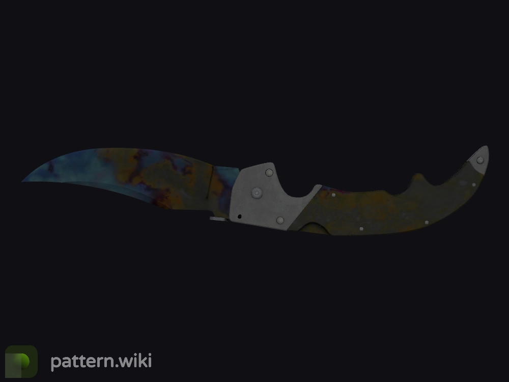 Falchion Knife Case Hardened seed 306