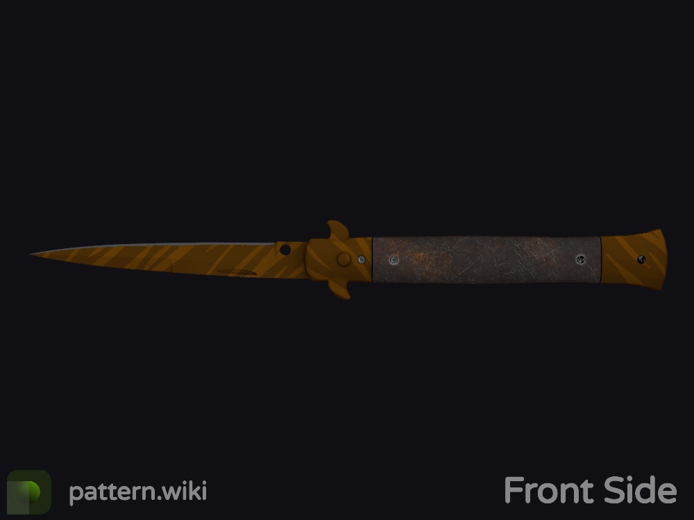 Stiletto Knife Tiger Tooth seed 903