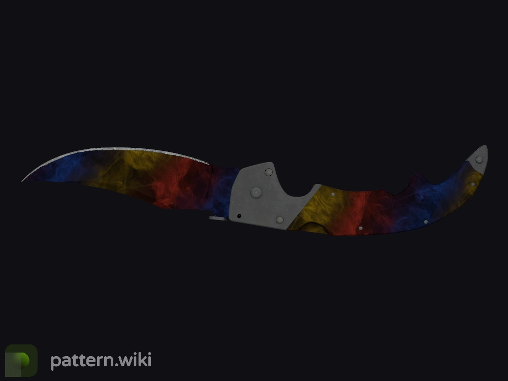 Falchion Knife Marble Fade seed 426