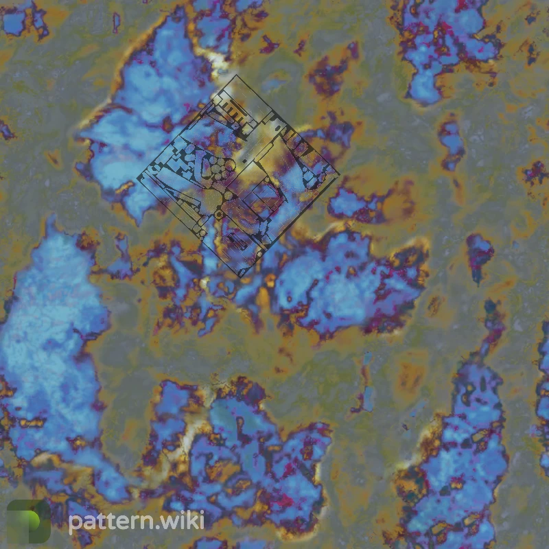 Five-SeveN Case Hardened seed 819 pattern template