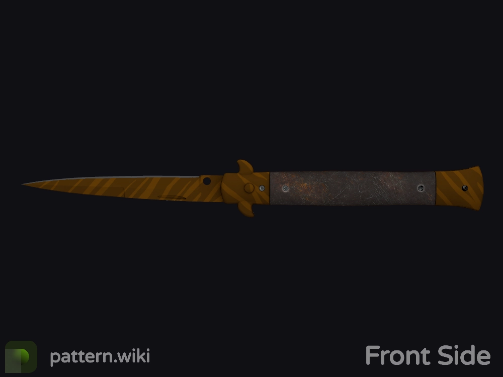 Stiletto Knife Tiger Tooth seed 362