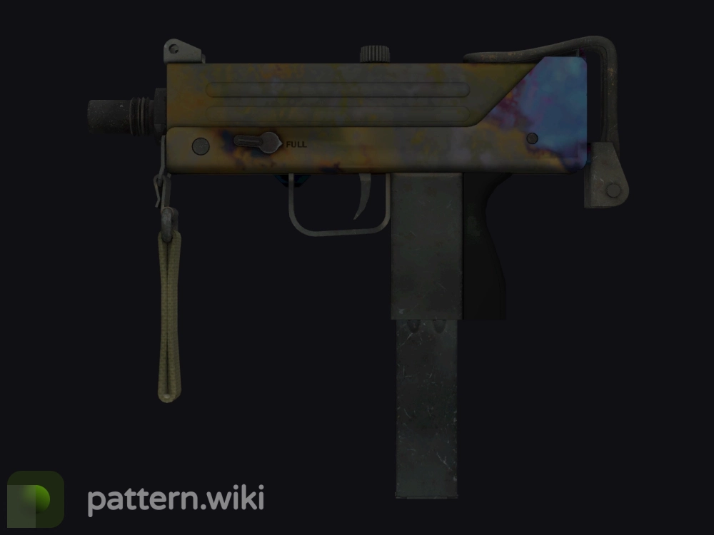 MAC-10 Case Hardened seed 123