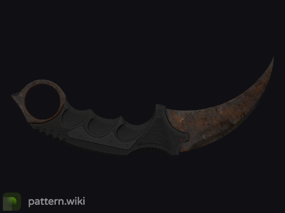 Karambit Rust Coat seed 156