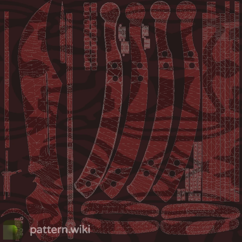 Butterfly Knife Slaughter seed 755 pattern template