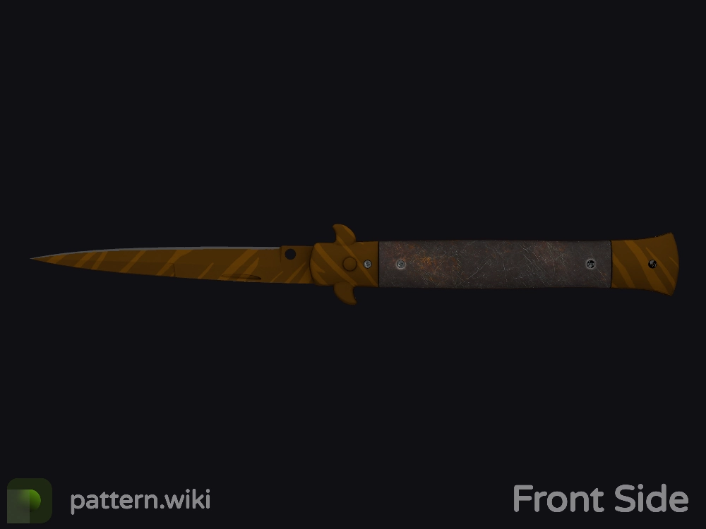 Stiletto Knife Tiger Tooth seed 964