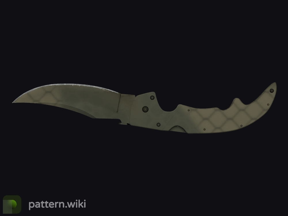 Falchion Knife Safari Mesh seed 242