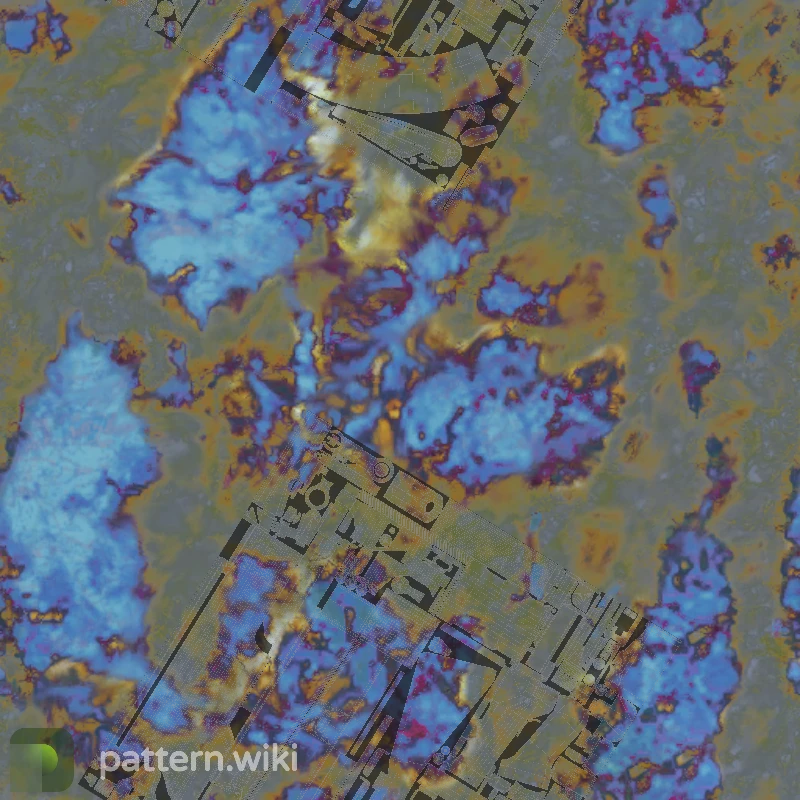 AK-47 Case Hardened seed 909 pattern template