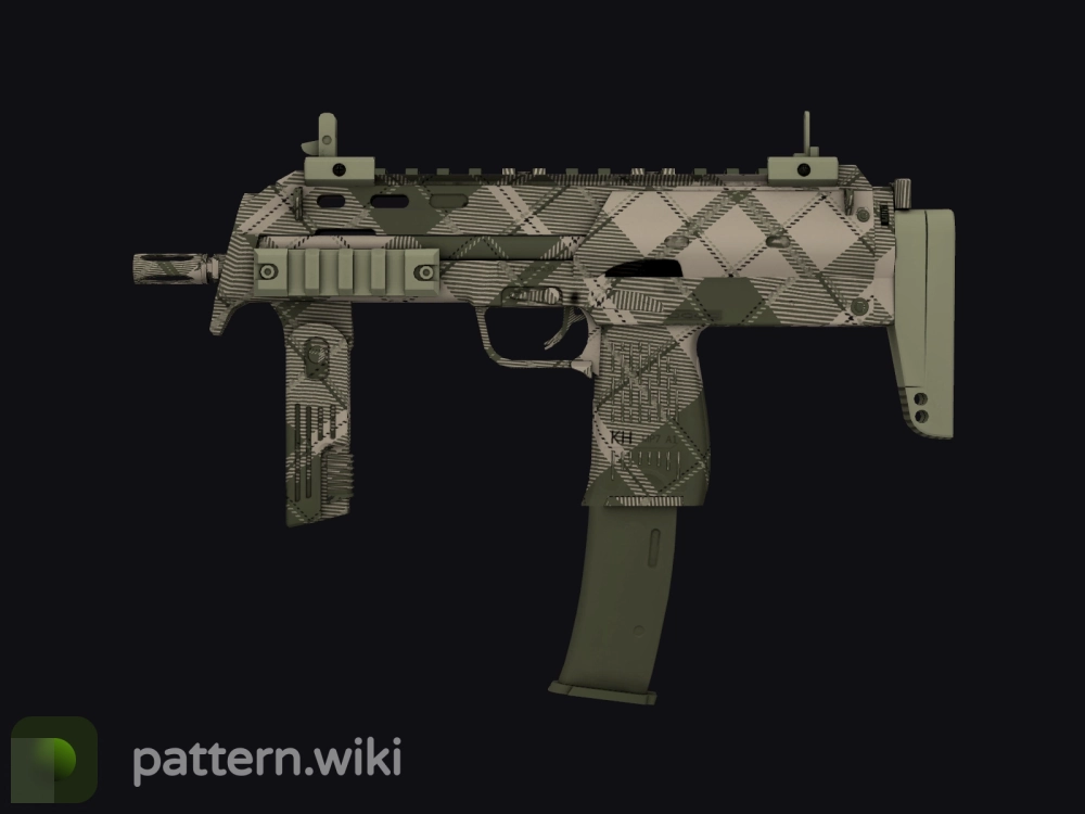 MP7 Olive Plaid seed 667