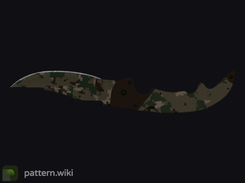 Falchion Knife Forest DDPAT seed 181