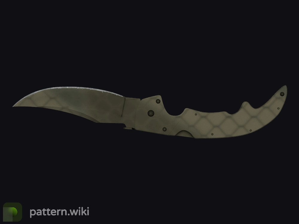 Falchion Knife Safari Mesh seed 255