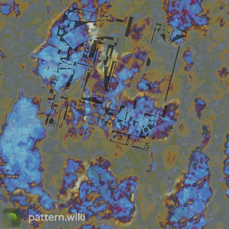 AK-47 Case Hardened seed 518 pattern template