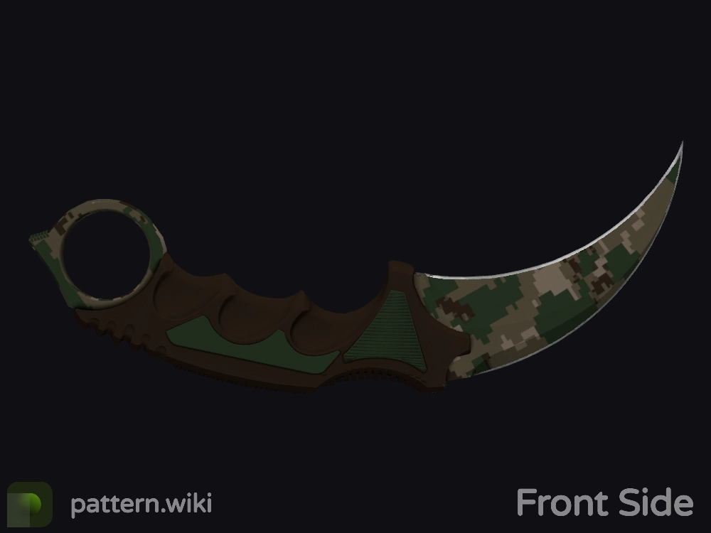 Karambit Forest DDPAT seed 843