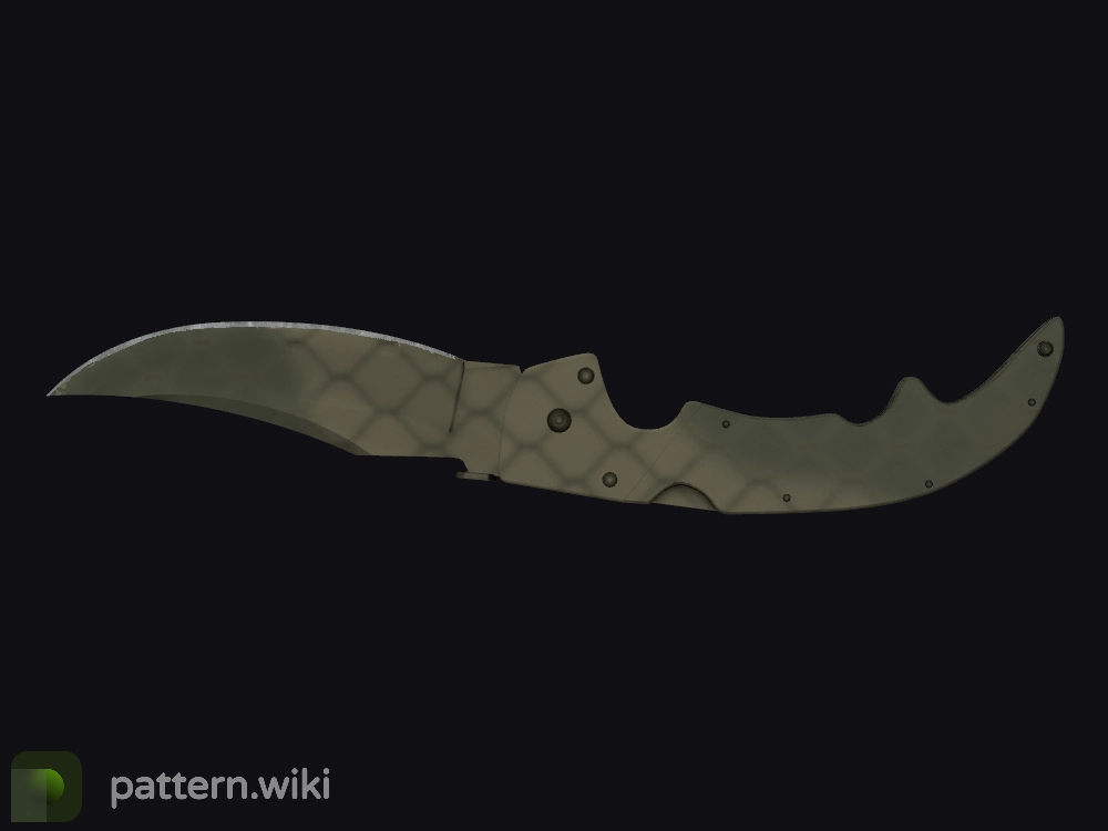 Falchion Knife Safari Mesh seed 989