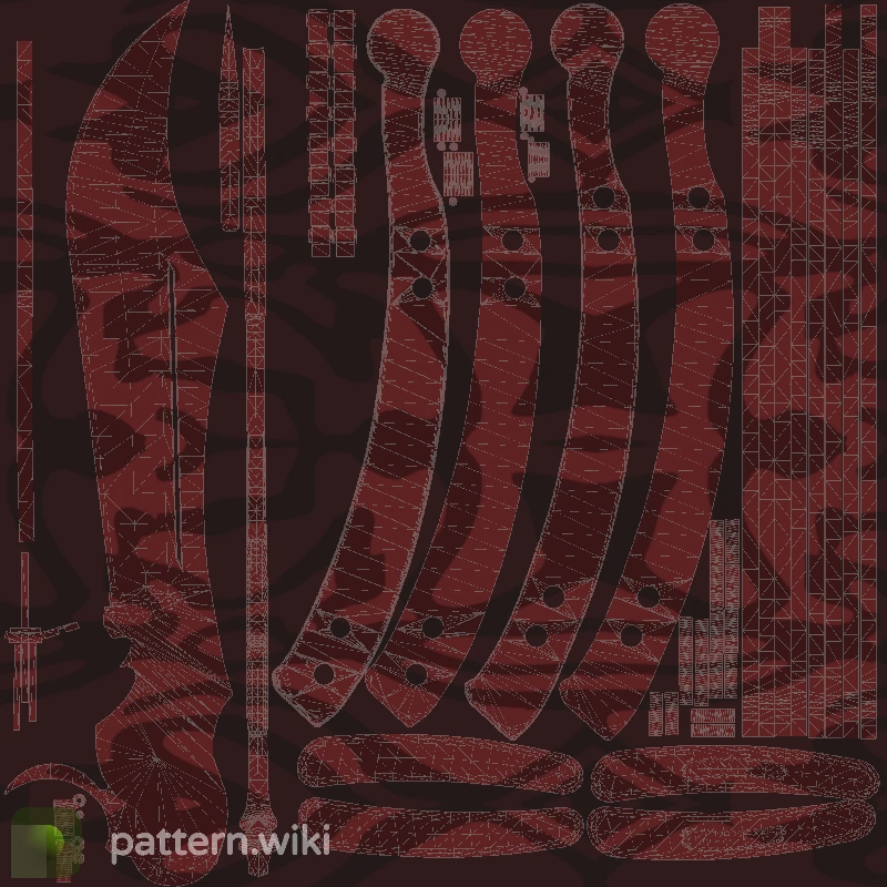 Butterfly Knife Slaughter seed 647 pattern template