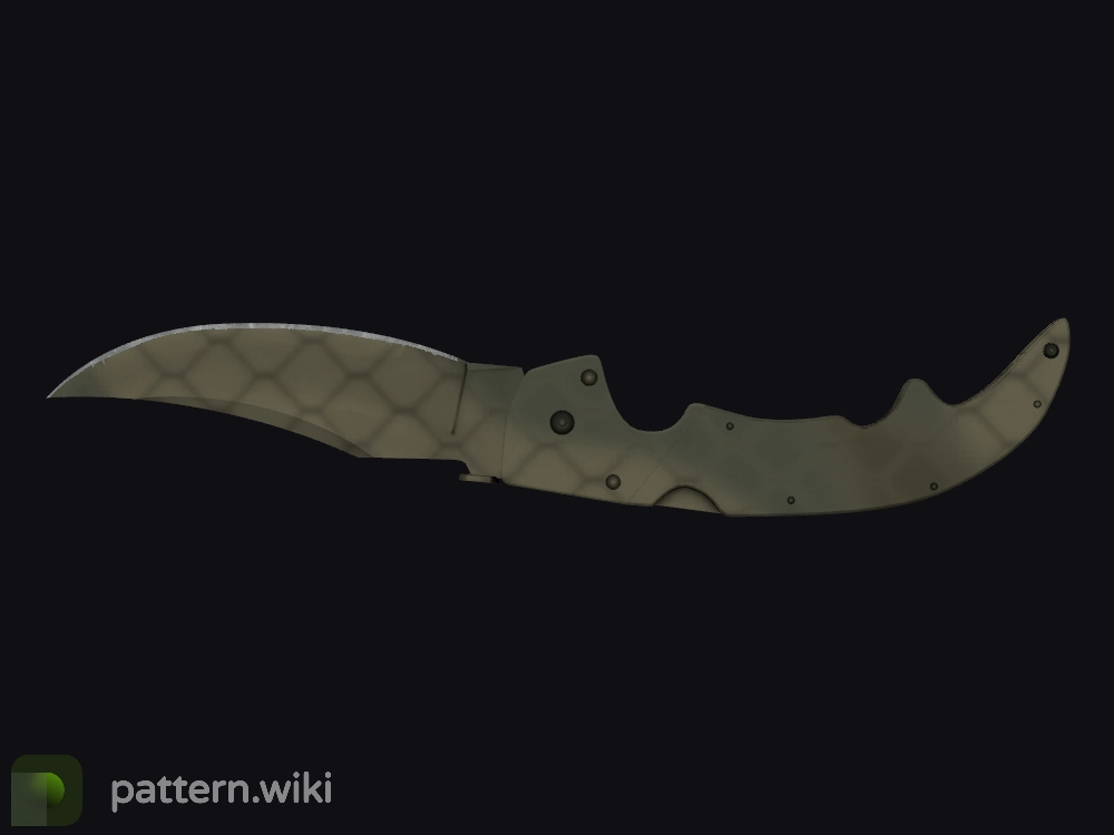 Falchion Knife Safari Mesh seed 322