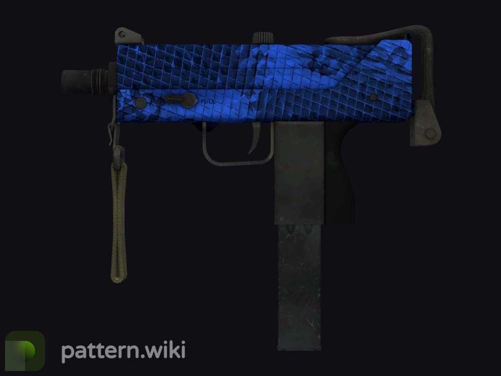 MAC-10 Lapis Gator seed 967