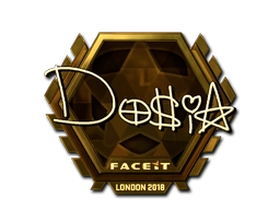 Sticker Dosia (Gold) | London 2018 preview