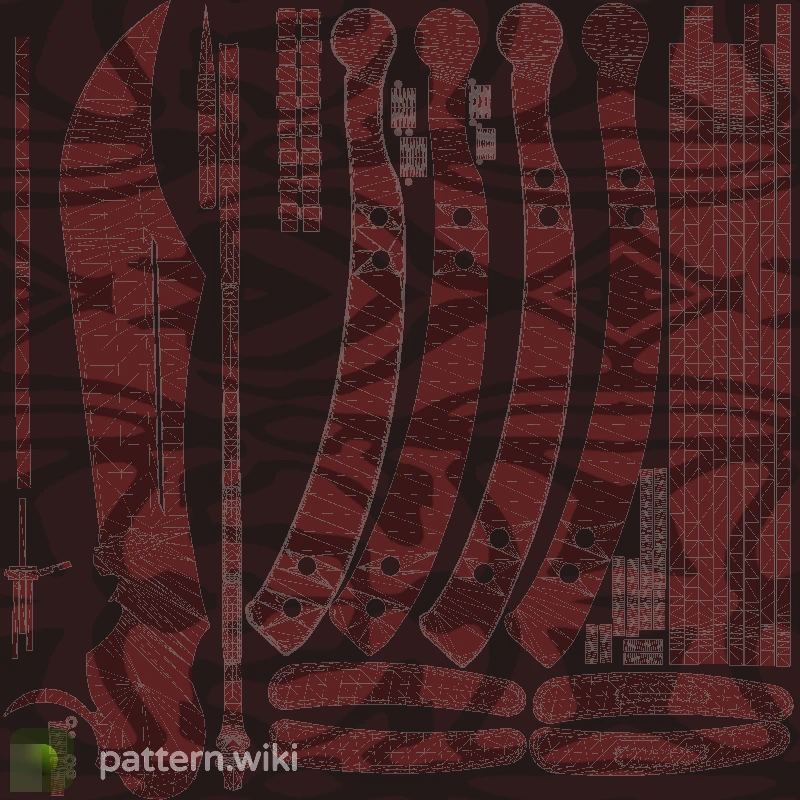 Butterfly Knife Slaughter seed 490 pattern template