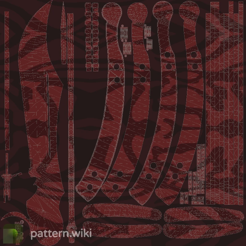 Butterfly Knife Slaughter seed 459 pattern template