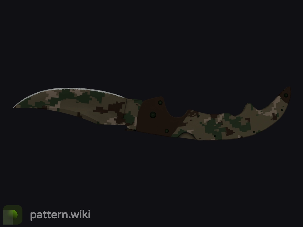 Falchion Knife Forest DDPAT seed 141