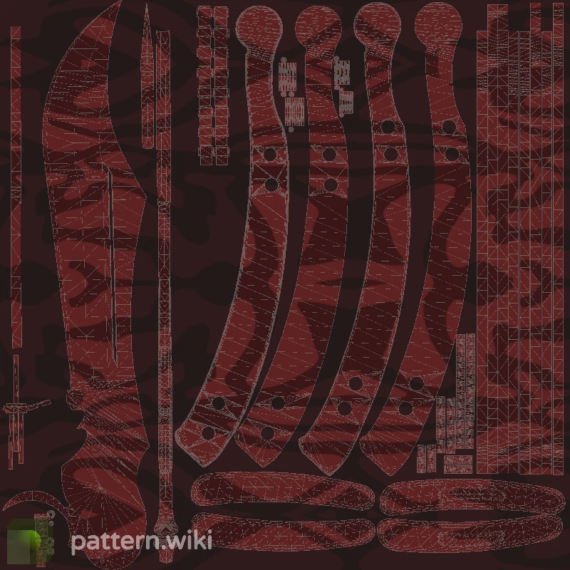 Butterfly Knife Slaughter seed 592 pattern template