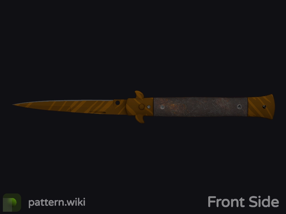 Stiletto Knife Tiger Tooth seed 744