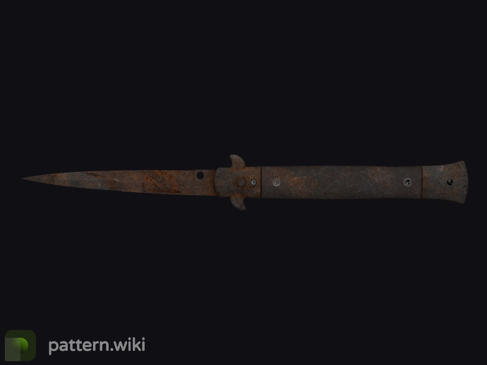 Stiletto Knife Rust Coat seed 702