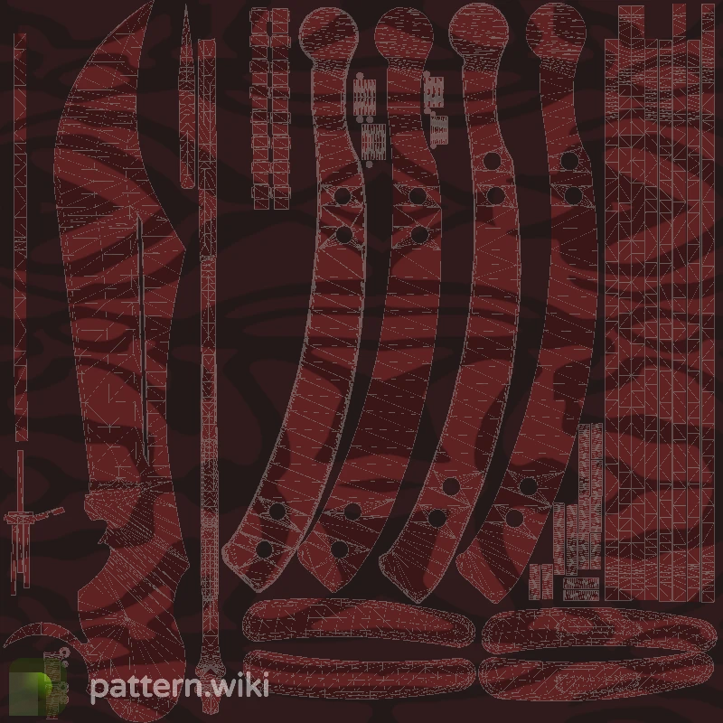 Butterfly Knife Slaughter seed 43 pattern template