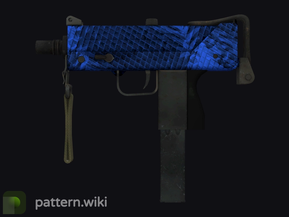 MAC-10 Lapis Gator seed 321