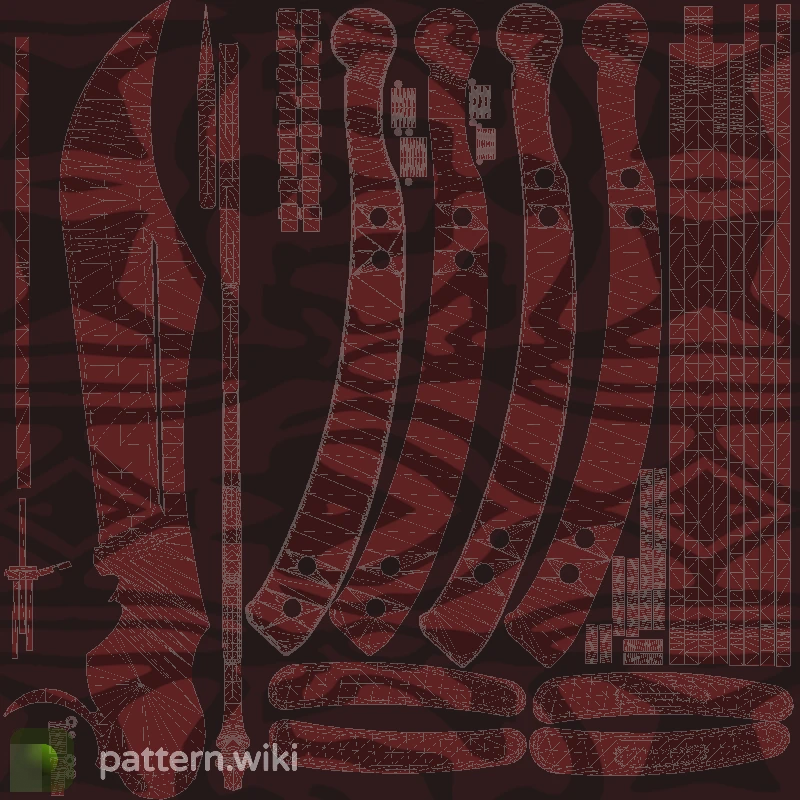 Butterfly Knife Slaughter seed 88 pattern template