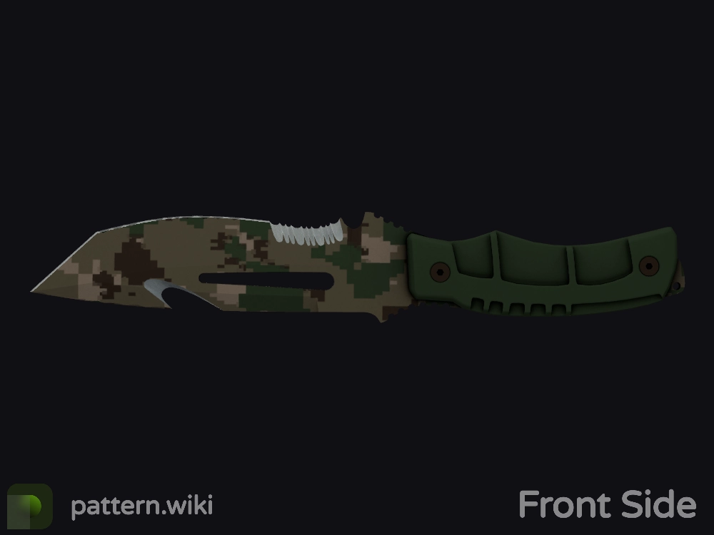 Survival Knife Forest DDPAT seed 466