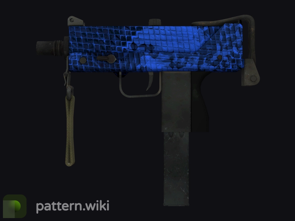 MAC-10 Lapis Gator seed 156