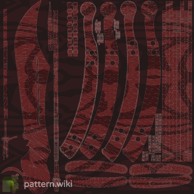 Butterfly Knife Slaughter seed 26 pattern template