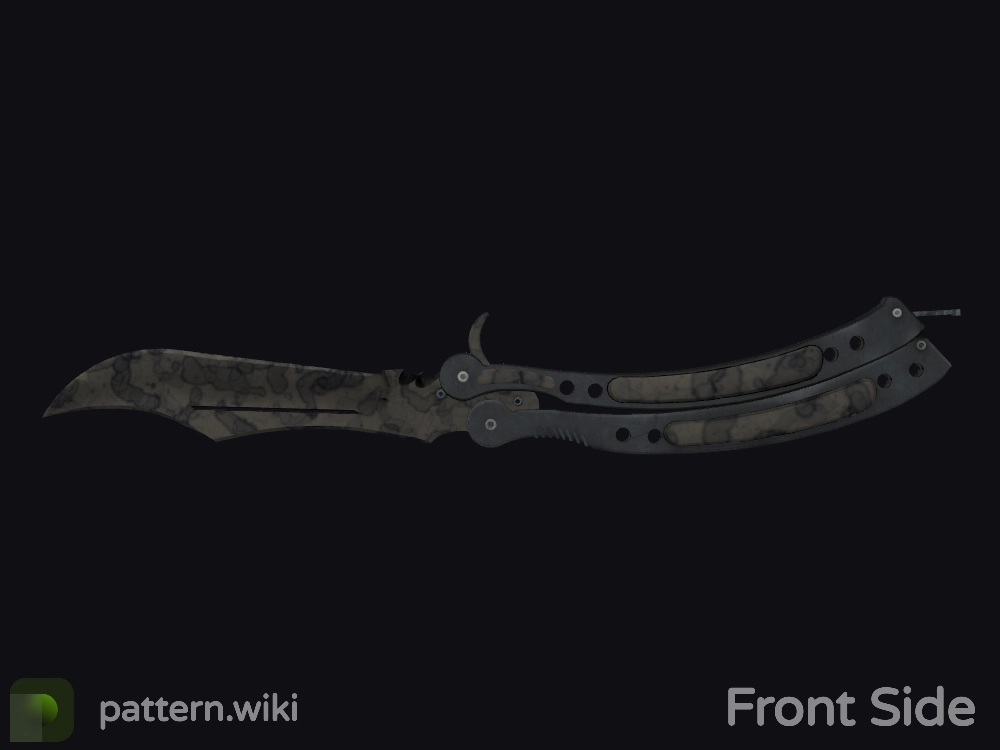 Butterfly Knife Stained seed 708