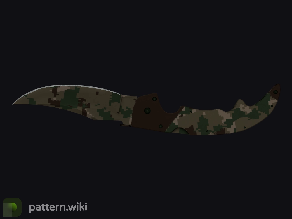 Falchion Knife Forest DDPAT seed 247