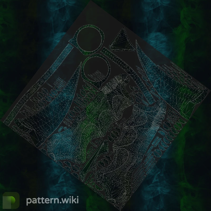 Karambit Gamma Doppler seed 33 pattern template