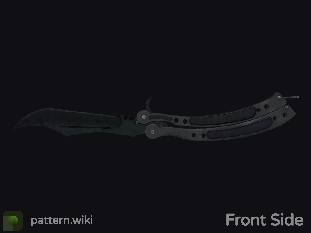 Butterfly Knife Blue Steel seed 687