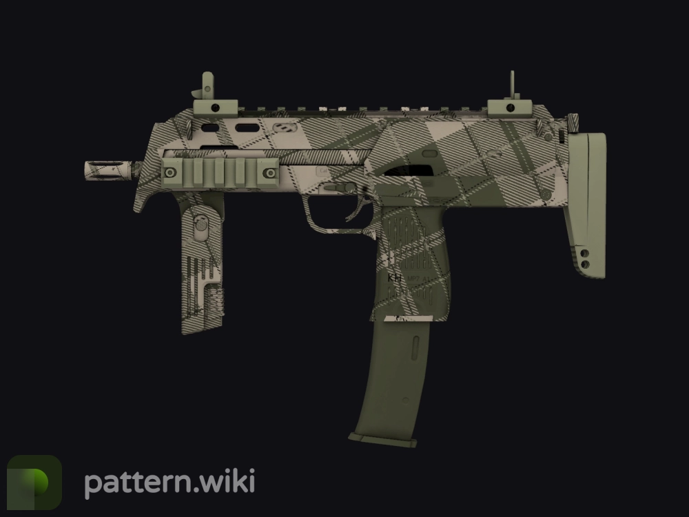 MP7 Olive Plaid seed 911