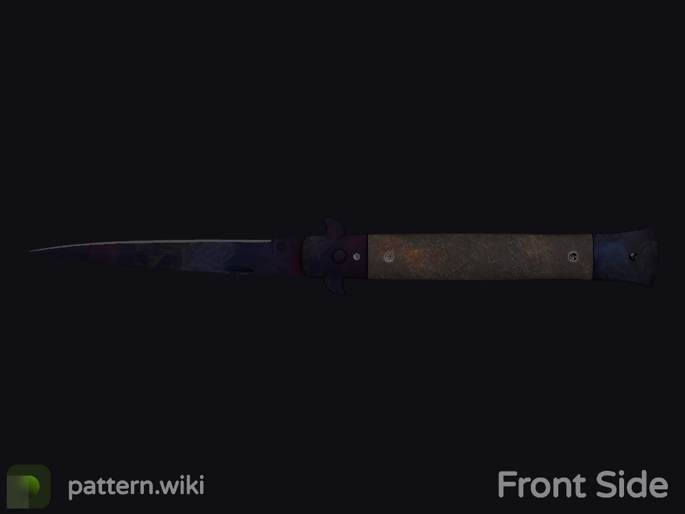 Stiletto Knife Doppler seed 49