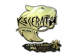 Sticker KSCERATO (Gold) | Antwerp 2022 preview