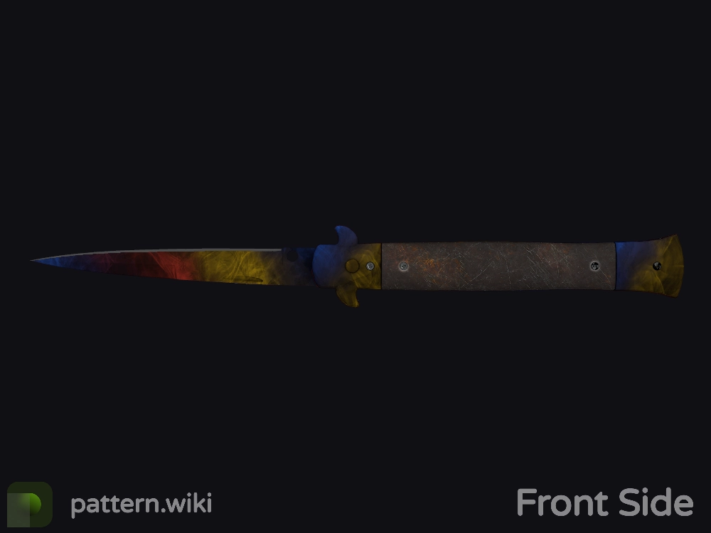 Stiletto Knife Marble Fade seed 435