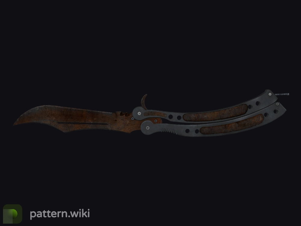 Butterfly Knife Rust Coat seed 909