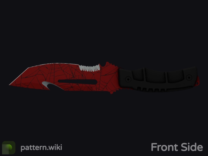 Survival Knife Crimson Web preview