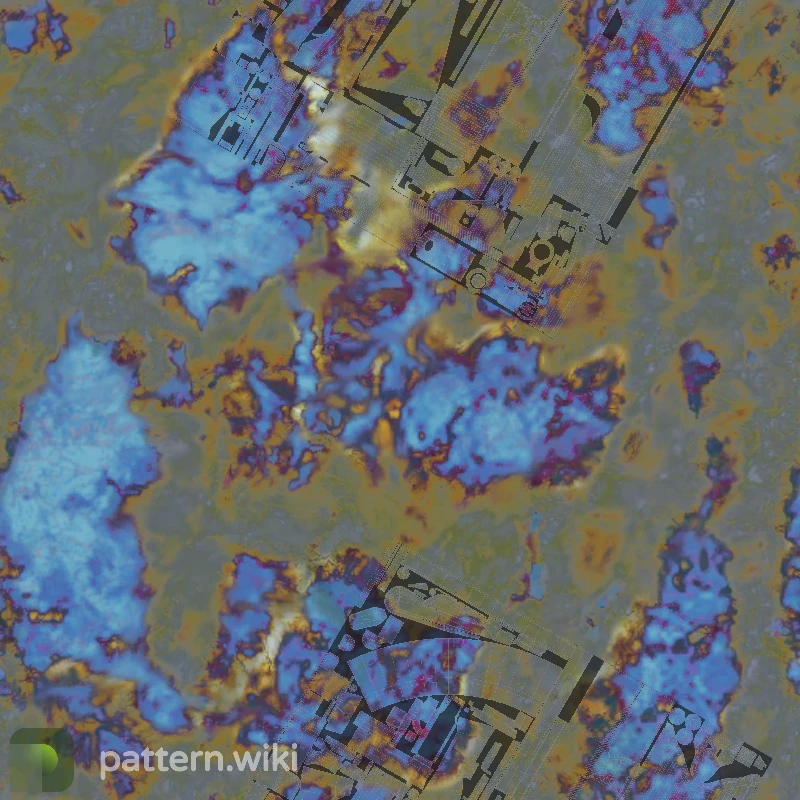 AK-47 Case Hardened seed 676 pattern template