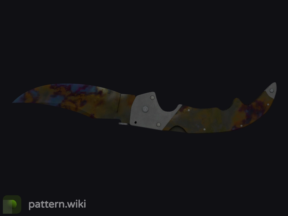 Falchion Knife Case Hardened seed 412