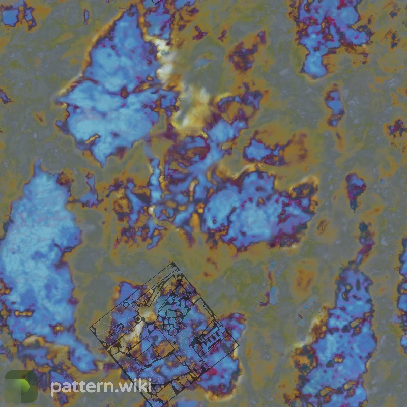 Five-SeveN Case Hardened seed 7 pattern template