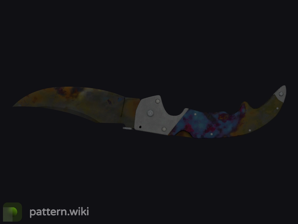 Falchion Knife Case Hardened seed 197