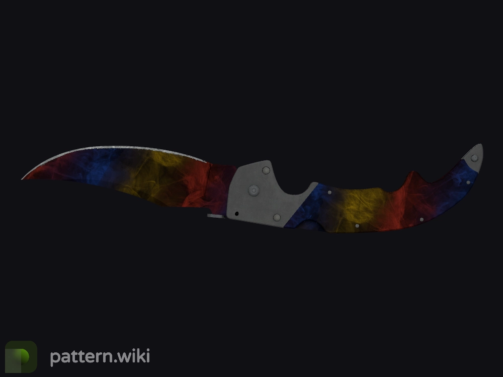 Falchion Knife Marble Fade seed 706