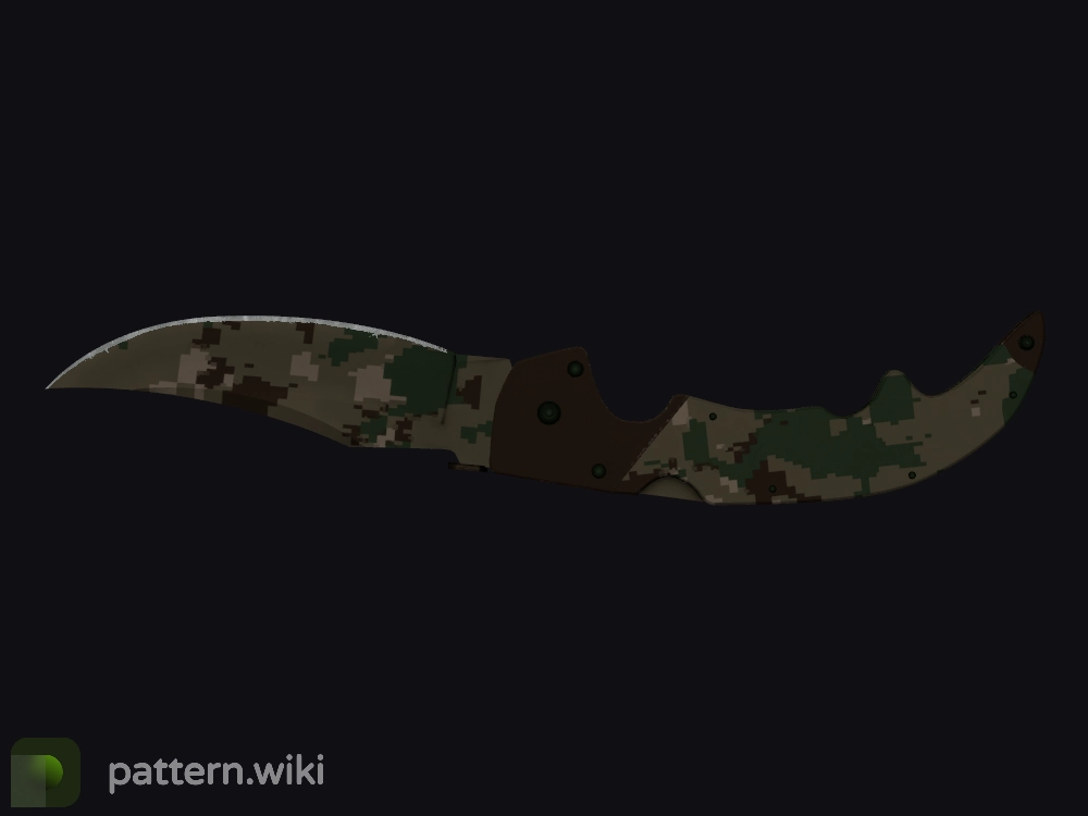 Falchion Knife Forest DDPAT seed 15